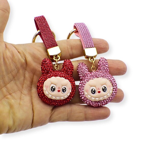 Monster Keychain Bag Clip Handmade - Picture 2 of 5